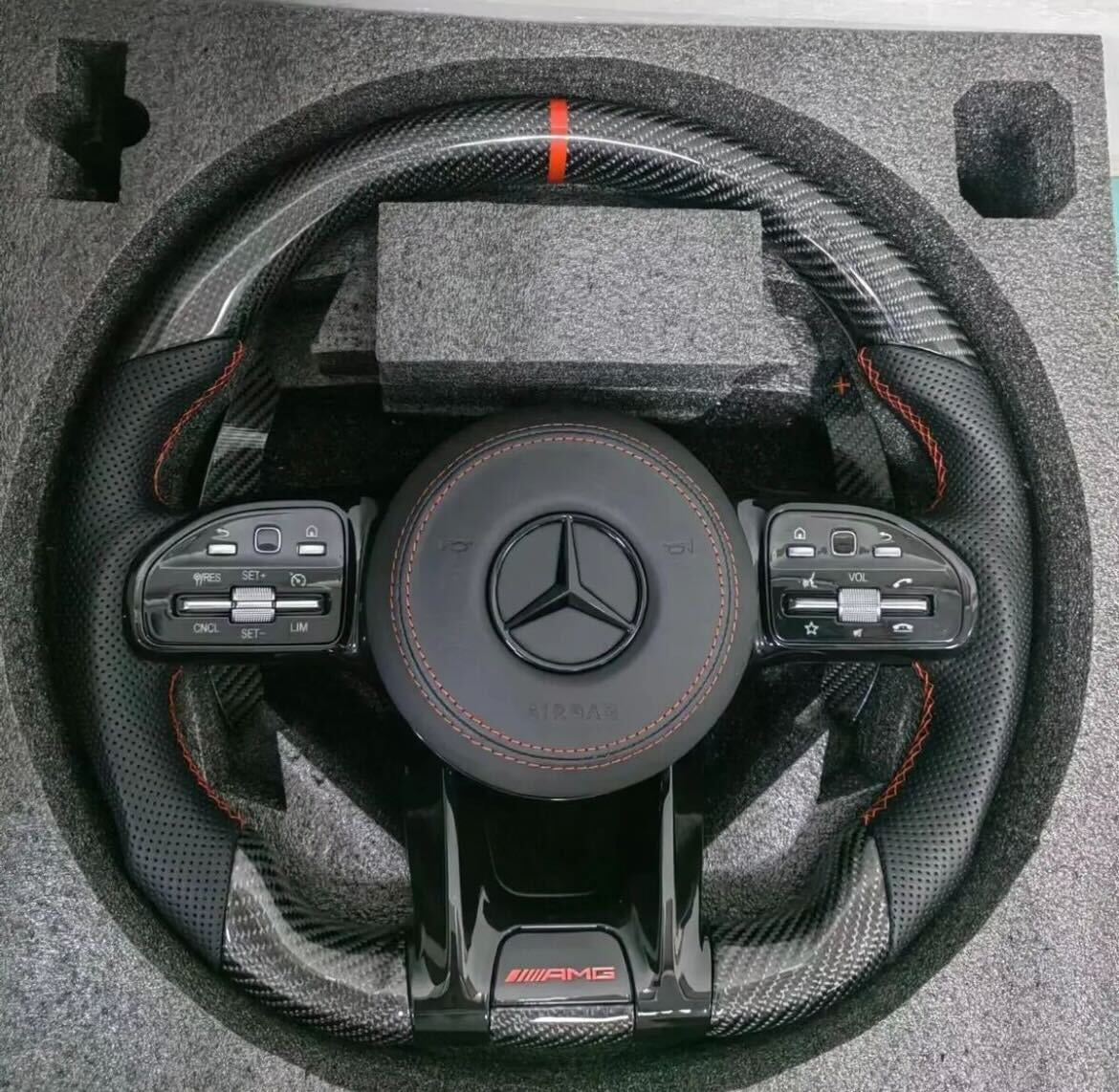 Mercedes Carbon Fiber Steering Wheel