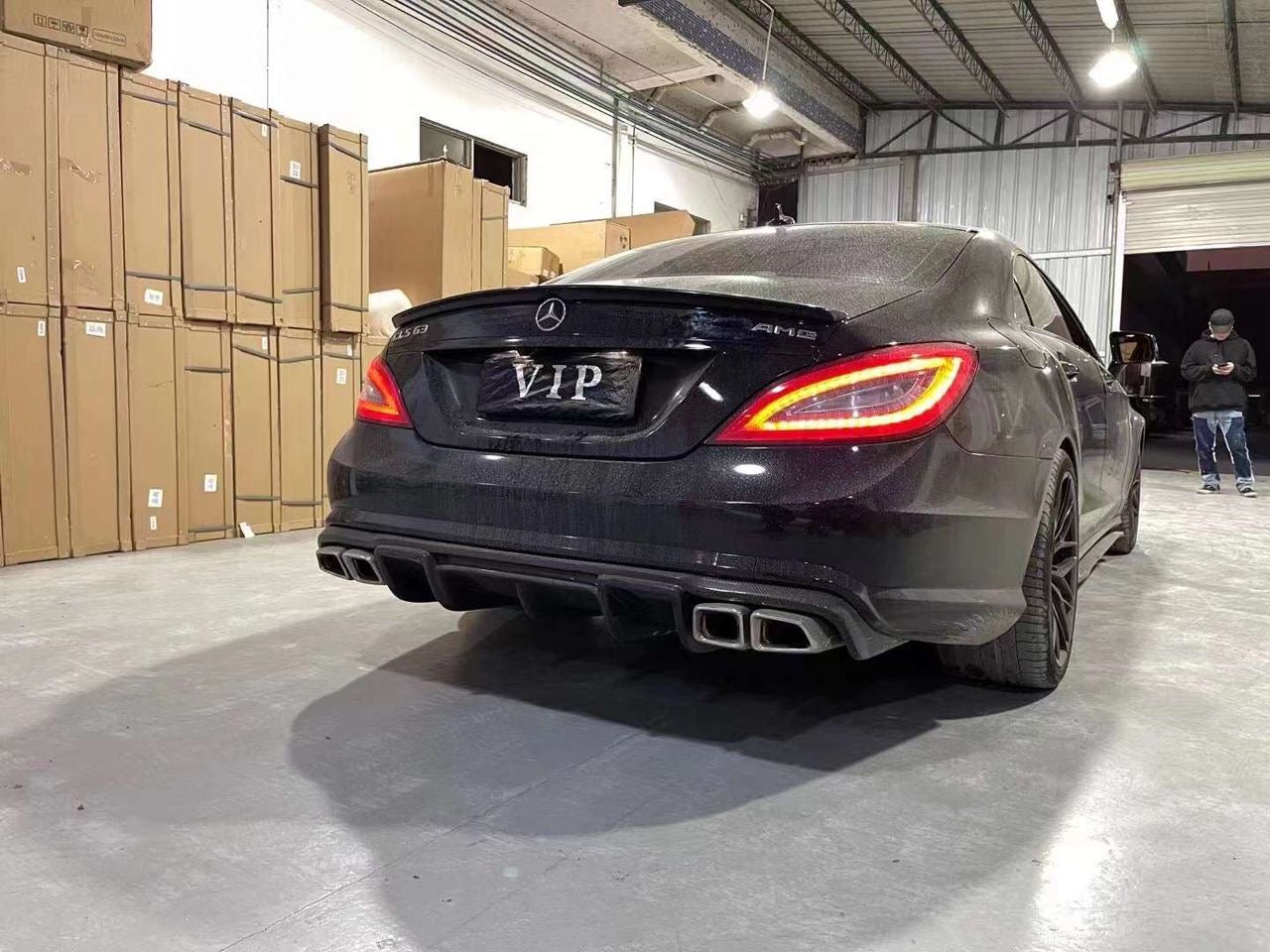 Mercedes CLS63/CLS63S Carbon Fiber Diffuser 2012-2017