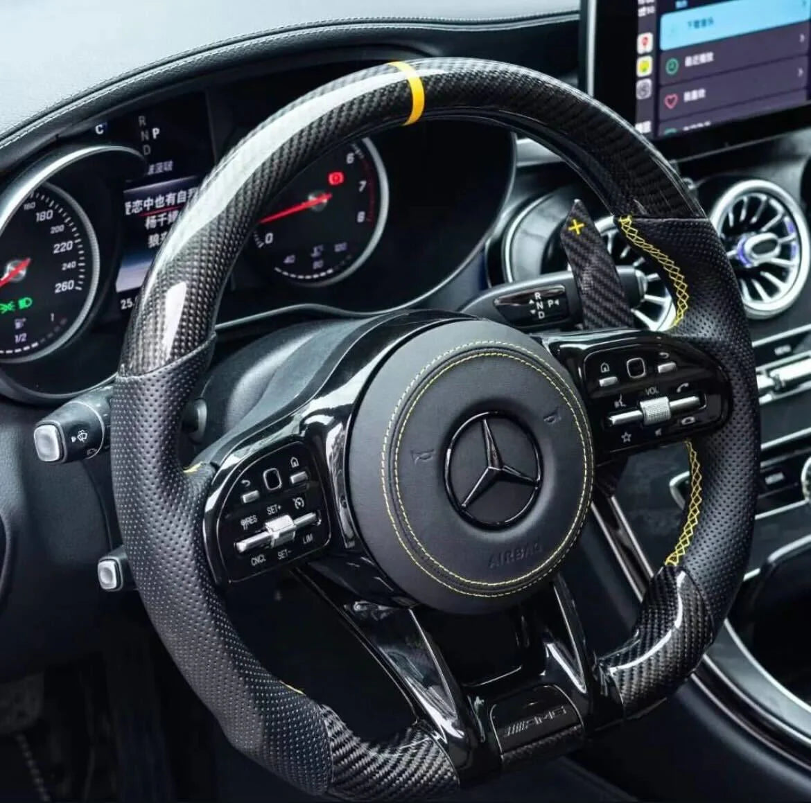 Mercedes Carbon Fiber Steering Wheel