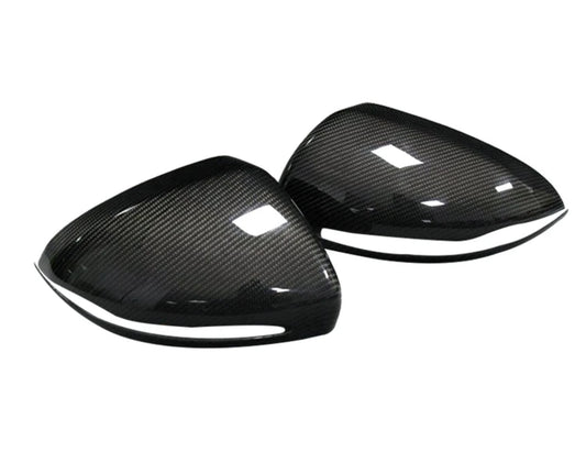 Mercedes C Class W205 Coupe Carbon Finer Mirror Caps 2014-2017