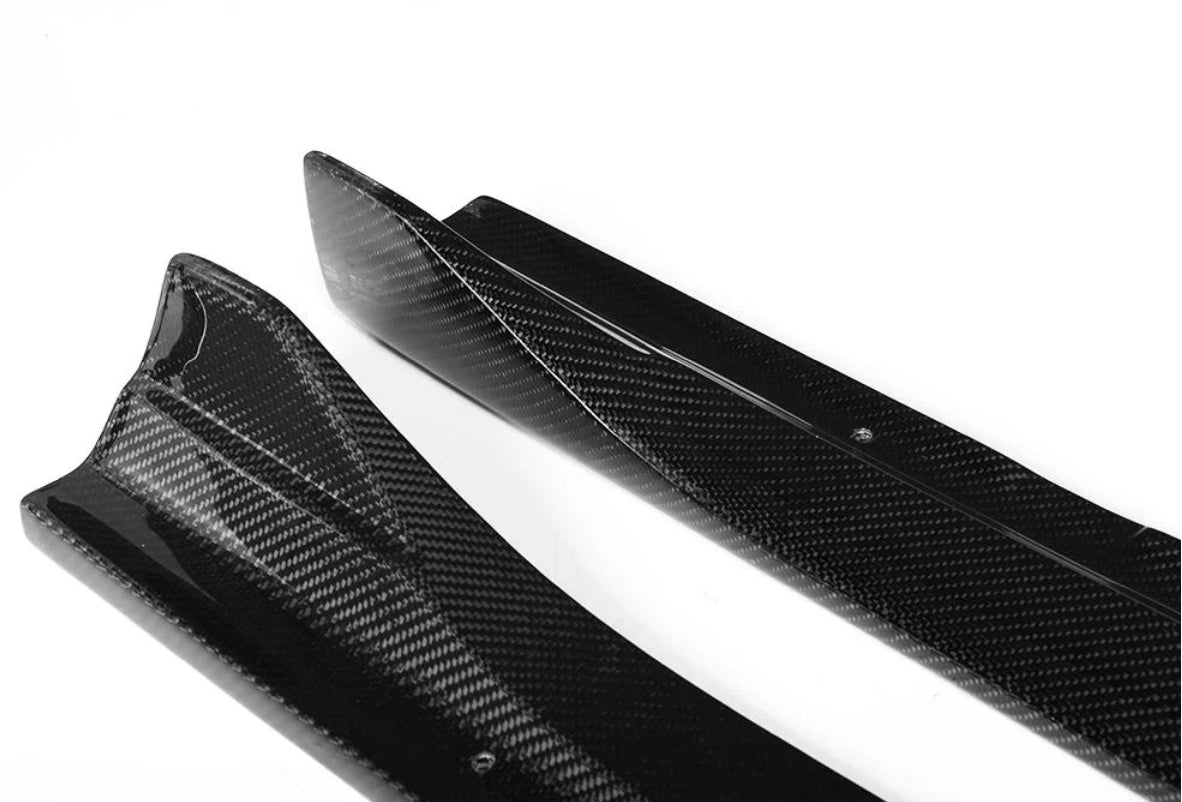 Mercedes W204 C63 507 Coupe J Style Carbon Fiber Side Skirts 2011-2014