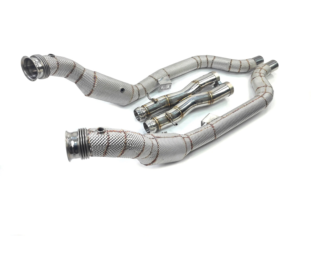 Mercedes S500/S550/S600 W221 Catted Downpipes