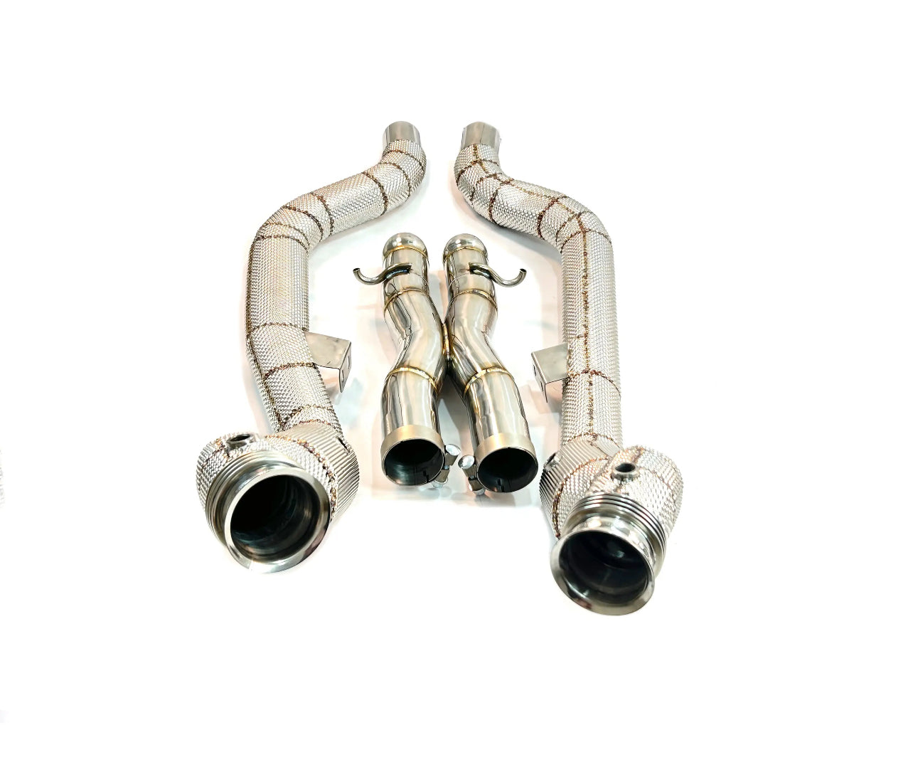 Mercedes S500/S550/S600 W221 Catted Downpipes