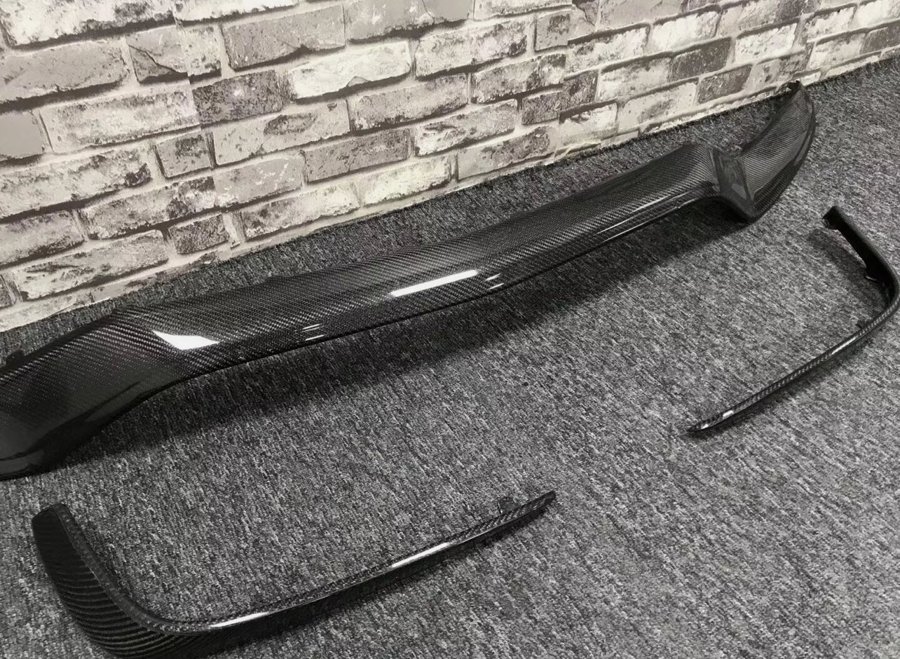 Mercedes W205 C63 Carbon Fiber Front Lip With Canards 2015-2018