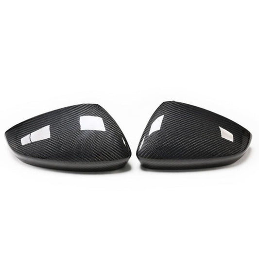 Audi A3/S3/RS3 Carbon Fiber Mirror Caps 2021+ (With Side Mirror Lights)