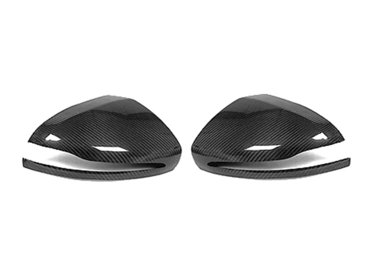 Mercedes C Class W205 Coupe Carbon Finer Mirror Caps 2014-2017