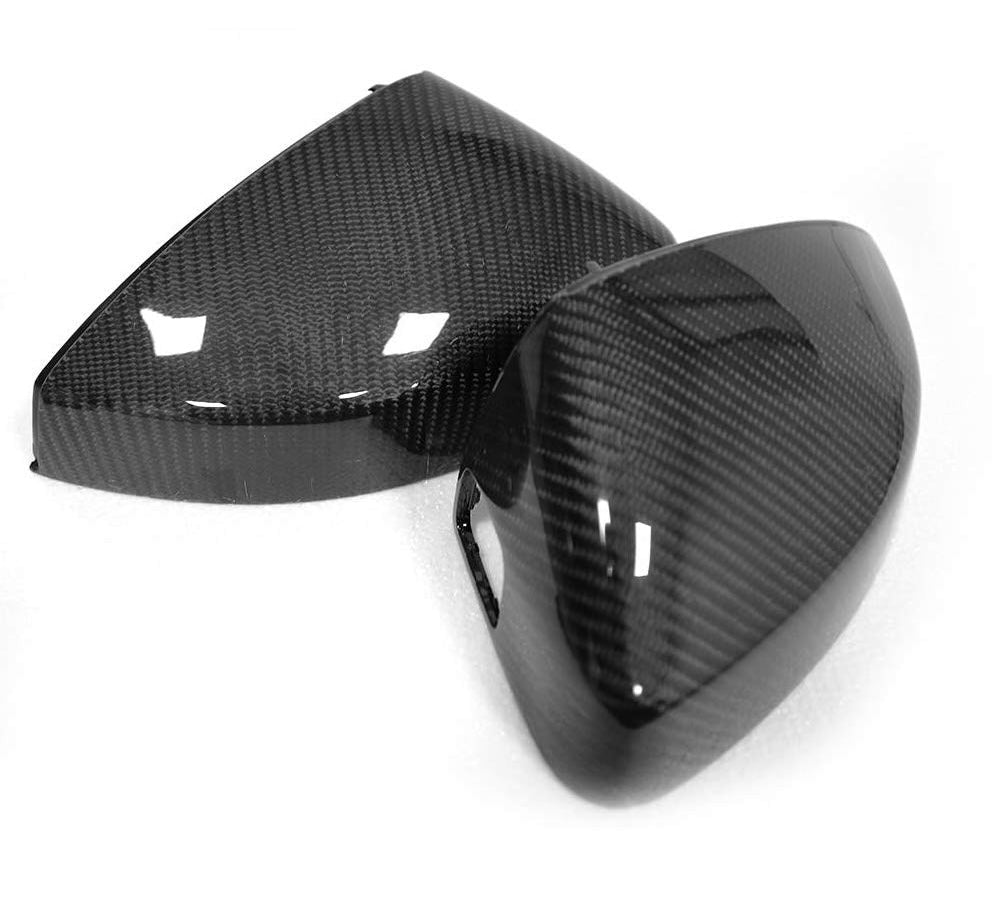 Audi A3/S3/RS3 Carbon Fiber Mirror Caps 2014-2020(With Side Mirror Light)