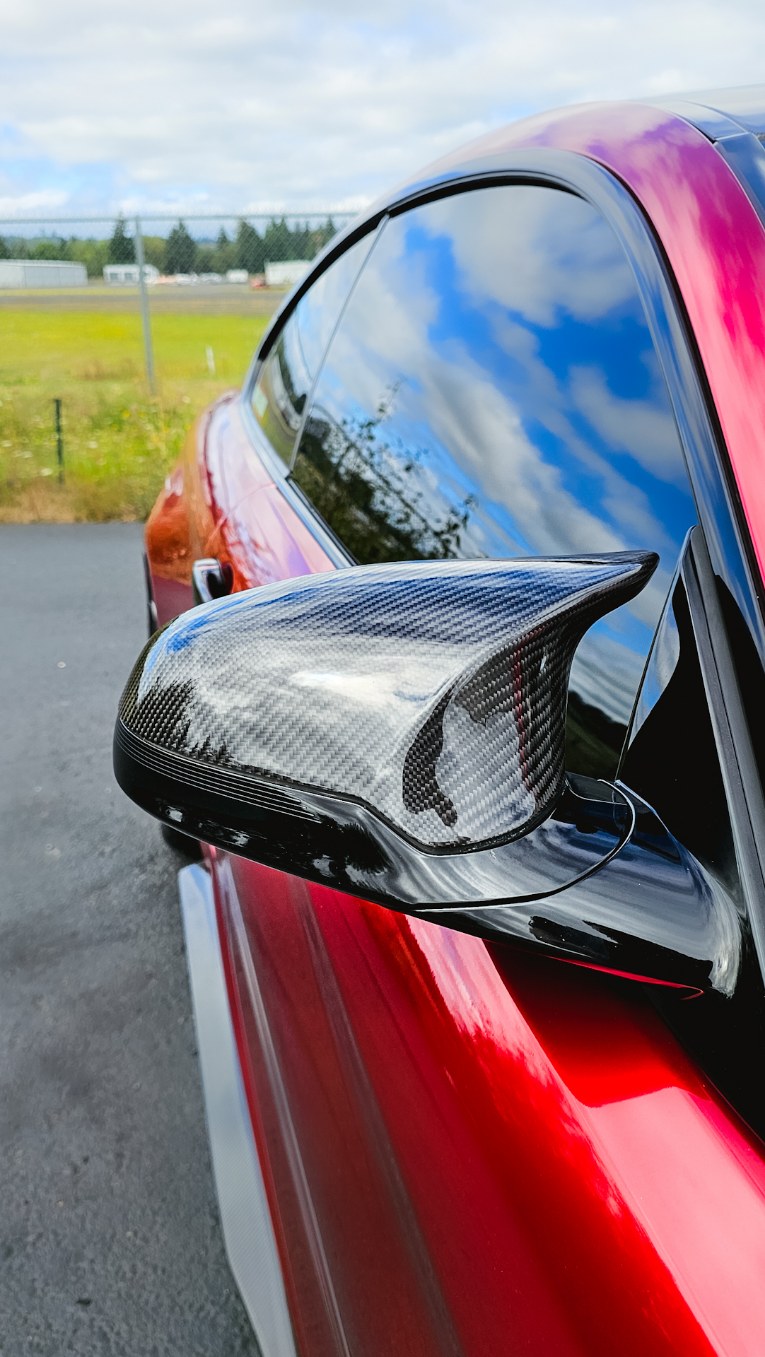 BMW F80 M3/F82 M4/F83M4 2014-2019 Carbon Fiber Mirror Caps(Left Hand Drive Only ）