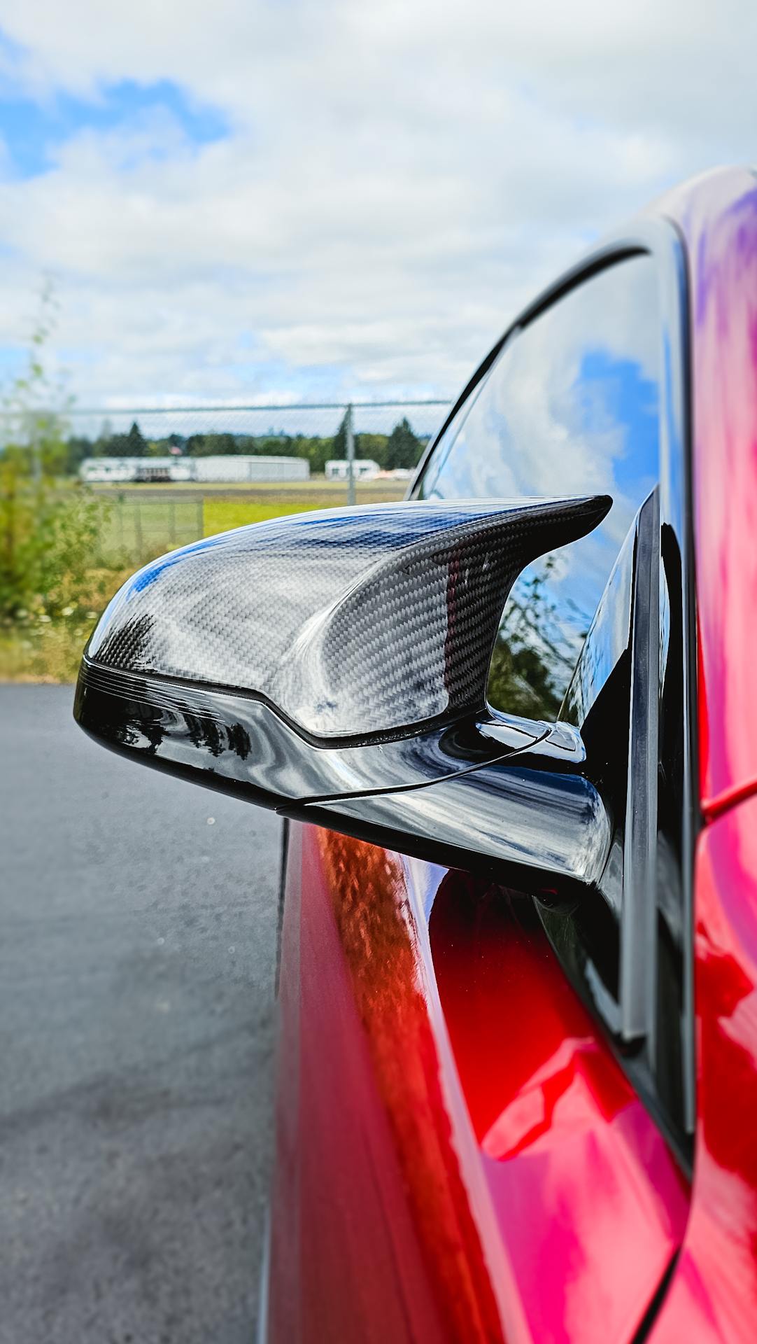 BMW F80 M3/F82 M4/F83M4 2014-2019 Carbon Fiber Mirror Caps(Left Hand Drive Only ）