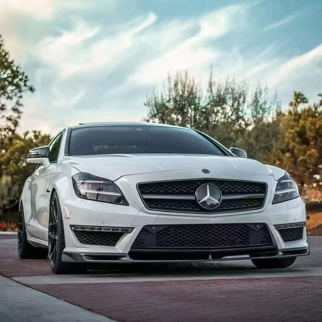 Mercedes W218 CLS63 Vorsteiner Carbon Fiber Front Lip 2012-2013