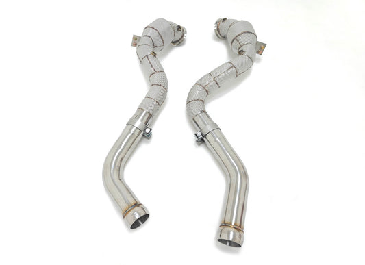 2015-2021 W205 C63/C63S Catted Downpipes